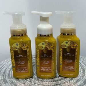 BBW Disney Princess Belle Foaming Hand Soap Set of 3 NWT